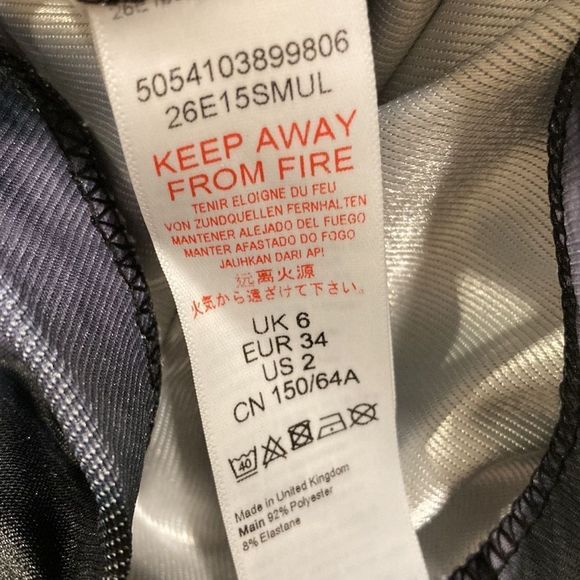 Topshop Tie Dye Bell Bottoms pants Size 6 NWT - Picture 4 of 7